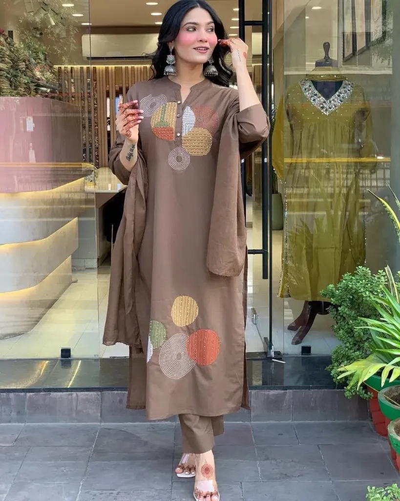 Classic Comfort Women’s Ethnic Kurti Pant Dupatta Set